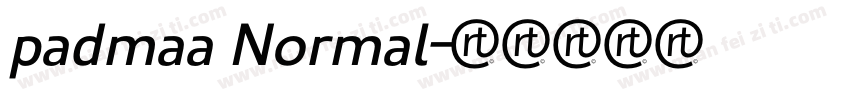 padmaa Normal字体转换